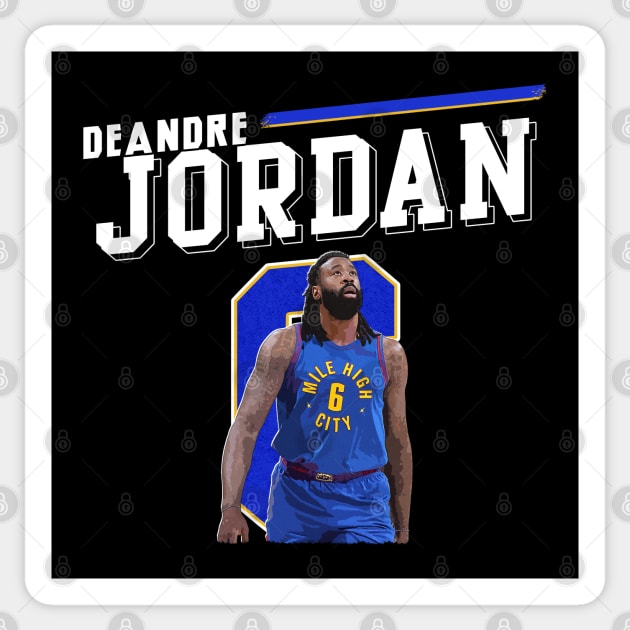 DeAndre Jordan Sticker by WYATB Art